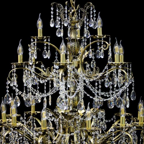 Люстра бронзовая Афина №21 в Магнитогорске Гусь Хрустальный