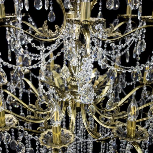 Люстра бронзовая Афина №21 в Магнитогорске Гусь Хрустальный