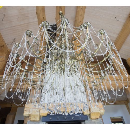 Люстра бронзовая Афина №35 в Магнитогорске Гусь Хрустальный