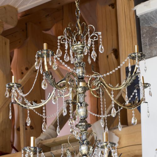 Люстра бронзовая Афина №35 в Магнитогорске Гусь Хрустальный