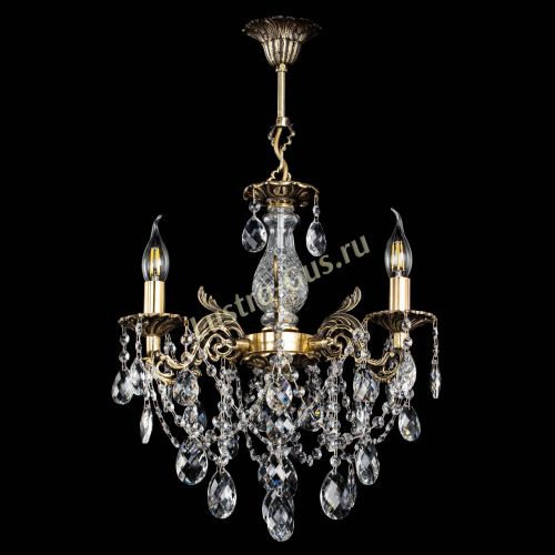 Люстра бронзовая Алфея №3/1 Баден в Магнитогорске Гусь Хрустальный