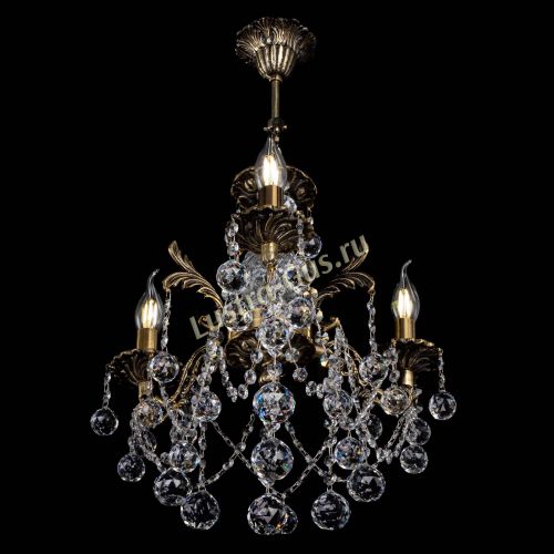 Люстра бронзовая Алфея №3/1 Шар в Магнитогорске Гусь Хрустальный