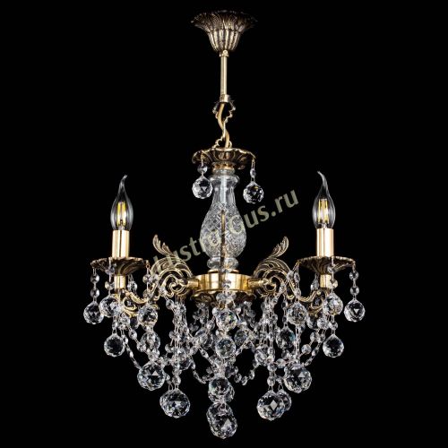 Люстра бронзовая Алфея №3/1 Шар в Магнитогорске Гусь Хрустальный