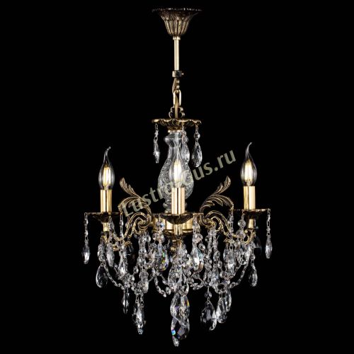 Люстра бронзовая Алфея №3/1 Журавлик в Магнитогорске Гусь Хрустальный