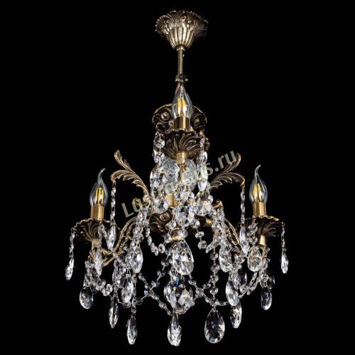 Люстра бронзовая Алфея №3/1 Журавлик в Магнитогорске Гусь Хрустальный