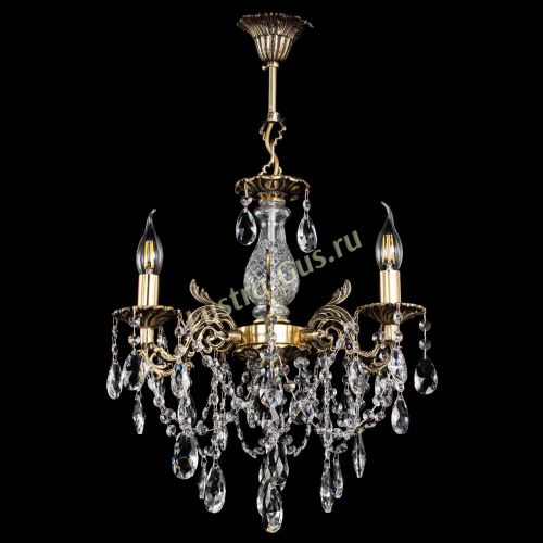 Люстра бронзовая Алфея №3/1 Журавлик в Магнитогорске Гусь Хрустальный