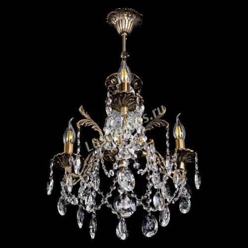 Люстра бронзовая Алфея №3/1 Звездочка в Магнитогорске Гусь Хрустальный