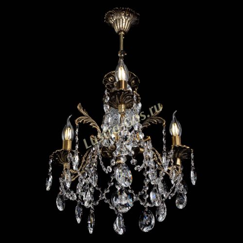 Люстра бронзовая Алфея №3/1 Звездочка в Магнитогорске Гусь Хрустальный