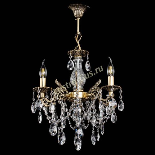 Люстра бронзовая Алфея №3/1 Звездочка в Магнитогорске Гусь Хрустальный