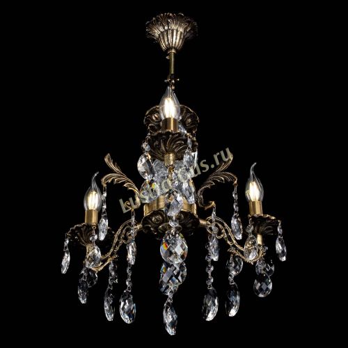 Люстра бронзовая Алфея №3/2 Баден в Магнитогорске Гусь Хрустальный