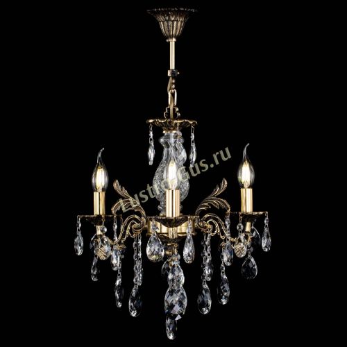 Люстра бронзовая Алфея №3/2 Баден в Магнитогорске Гусь Хрустальный