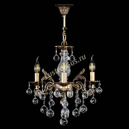 Люстра бронзовая Алфея №3/2 Шар в Магнитогорске Гусь Хрустальный