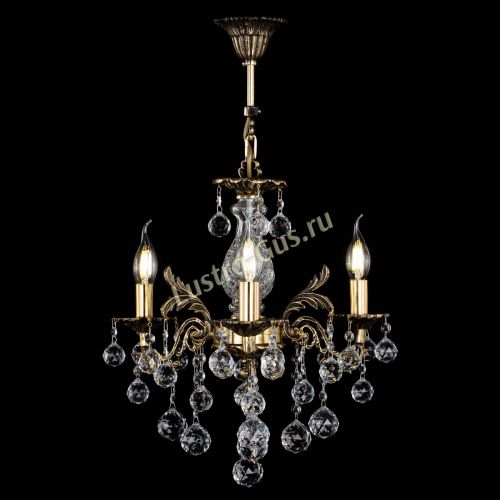 Люстра бронзовая Алфея №3/2 Шар в Магнитогорске Гусь Хрустальный