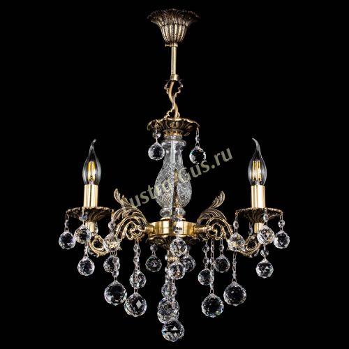 Люстра бронзовая Алфея №3/2 Шар в Магнитогорске Гусь Хрустальный