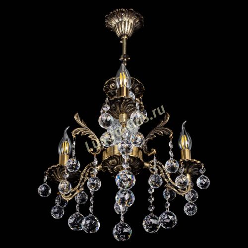 Люстра бронзовая Алфея №3/2 Шар в Магнитогорске Гусь Хрустальный