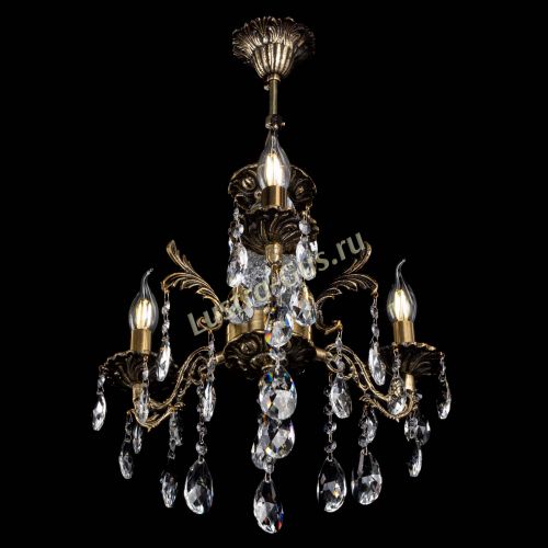 Люстра бронзовая Алфея №3/2 Журавлик в Магнитогорске Гусь Хрустальный