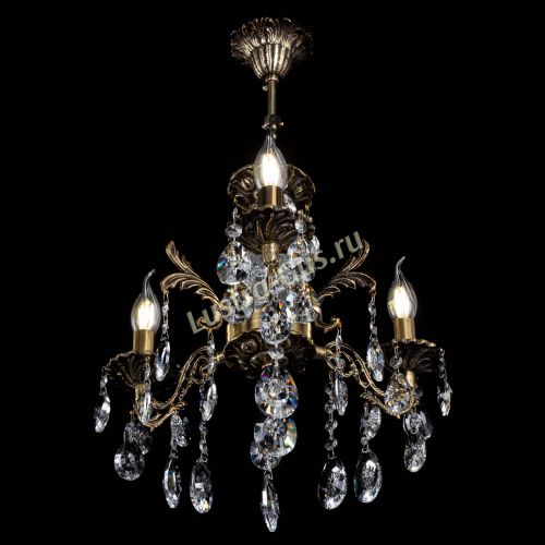 Люстра бронзовая Алфея №3/2 Звездочка в Магнитогорске Гусь Хрустальный