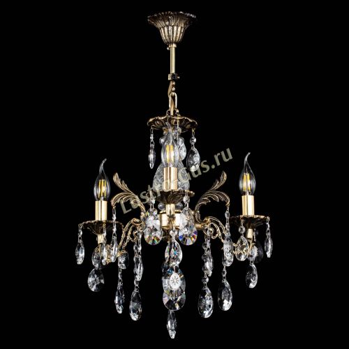 Люстра бронзовая Алфея №3/2 Звездочка в Магнитогорске Гусь Хрустальный