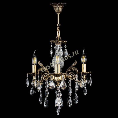 Люстра бронзовая Алфея №3/2 Звездочка в Магнитогорске Гусь Хрустальный