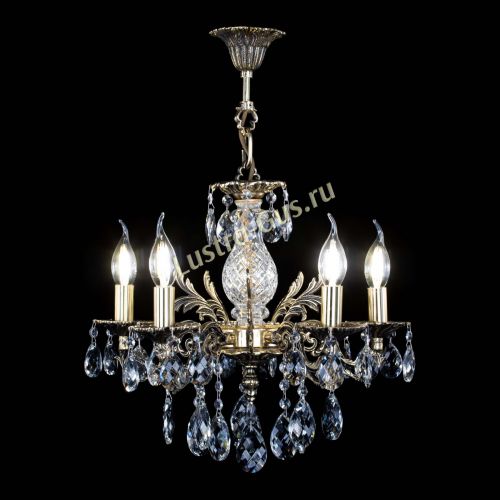 Люстра бронзовая Алфея №5/1 Баден в Магнитогорске Гусь Хрустальный