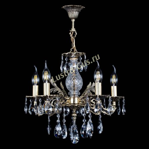 Люстра бронзовая Алфея №5/1 Лучик в Магнитогорске Гусь Хрустальный