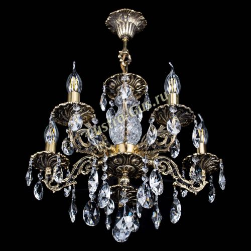 Люстра бронзовая Алфея №5/1 Лучик в Магнитогорске Гусь Хрустальный