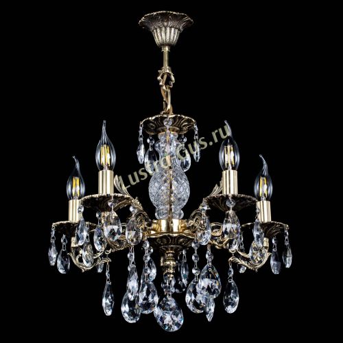 Люстра бронзовая Алфея №5/1 Журавлик в Магнитогорске Гусь Хрустальный