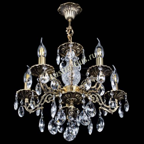 Люстра бронзовая Алфея №5/1 Журавлик в Магнитогорске Гусь Хрустальный