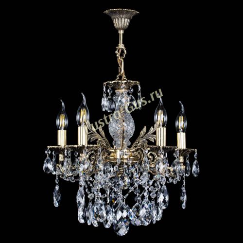 Люстра бронзовая Алфея №5/3 Баден в Магнитогорске Гусь Хрустальный