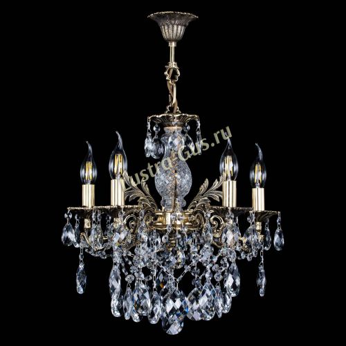 Люстра бронзовая Алфея №5/3 Баден в Магнитогорске Гусь Хрустальный