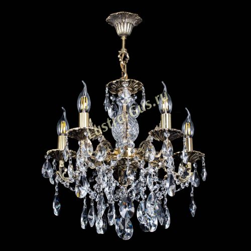 Люстра бронзовая Алфея №5/3 Лучик в Магнитогорске Гусь Хрустальный