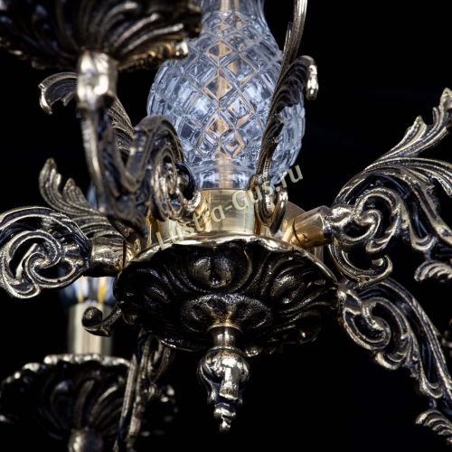 Люстра бронзовая Алфея №5/1 Лучик в Магнитогорске Гусь Хрустальный