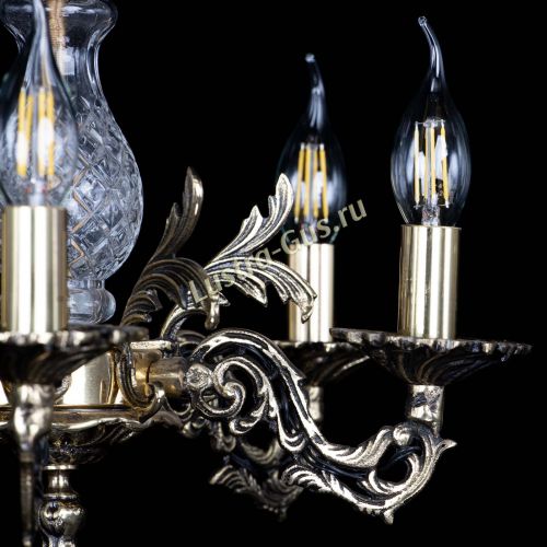 Люстра бронзовая Алфея №5/1 Лучик в Магнитогорске Гусь Хрустальный