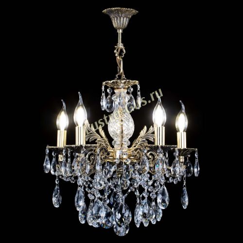 Люстра бронзовая Алфея №5/3 Журавлик в Магнитогорске Гусь Хрустальный