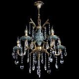 Люстра бронзовая Алфея №5 "Малахит" баден в Магнитогорске