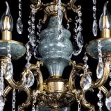 Люстра бронзовая Алфея №5 "Малахит" баден в Магнитогорске