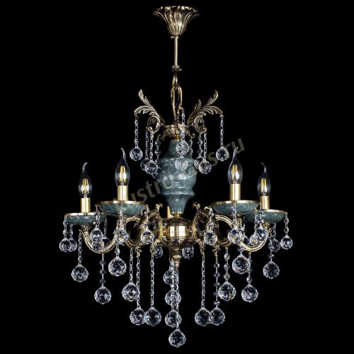 Люстра бронзовая Алфея №5 "Малахит" шар в Магнитогорске Люстра бронзовая Алфея №5 "Малахит" шар в Магнитогорске