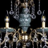 Люстра бронзовая Алфея №5 "Малахит" шар в Магнитогорске Люстра бронзовая Алфея №5 "Малахит" шар в Магнитогорске