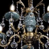 Люстра бронзовая Алфея №5 "Малахит" шар в Магнитогорске Люстра бронзовая Алфея №5 "Малахит" шар в Магнитогорске