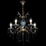 Люстра бронзовая Алфея №5 "Малахит" шар черная в Магнитогорске Люстра бронзовая Алфея №5 "Малахит" шар черная в Магнитогорске