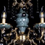 Люстра бронзовая Алфея №5 "Малахит" шар черная в Магнитогорске Люстра бронзовая Алфея №5 "Малахит" шар черная в Магнитогорске