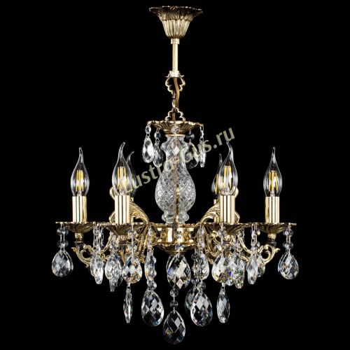 Люстра бронзовая Алфея №6/1 Баден в Магнитогорске Гусь Хрустальный