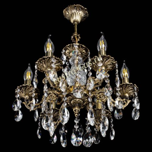 Люстра бронзовая Алфея №6/1 Лучик в Магнитогорске Гусь Хрустальный