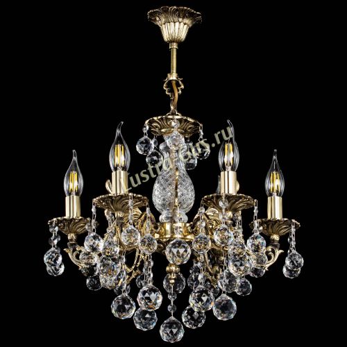 Люстра бронзовая Алфея №6/1 Шар в Магнитогорске Гусь Хрустальный