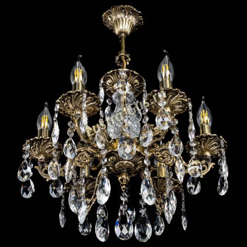 Люстра бронзовая Алфея №6/1 Журавлик в Магнитогорске Гусь Хрустальный