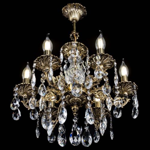 Люстра бронзовая Алфея №6/1 Журавлик в Магнитогорске Гусь Хрустальный