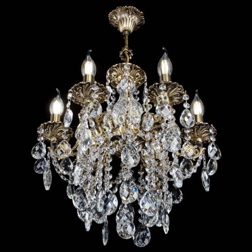 Люстра бронзовая Алфея №6/3 Баден в Магнитогорске Гусь Хрустальный