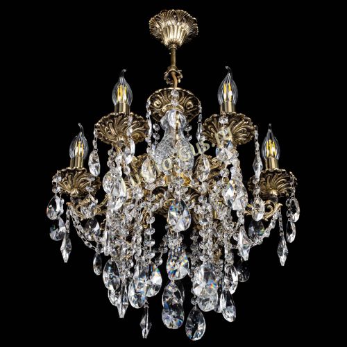 Люстра бронзовая Алфея №6/3 Лучик в Магнитогорске Гусь Хрустальный