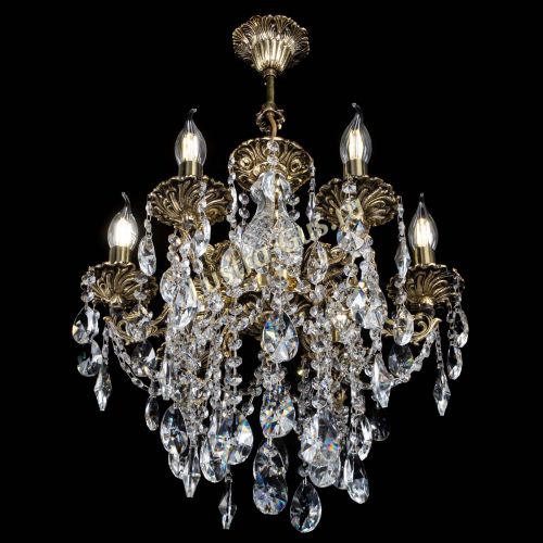 Люстра бронзовая Алфея №6/3 Лучик в Магнитогорске Гусь Хрустальный