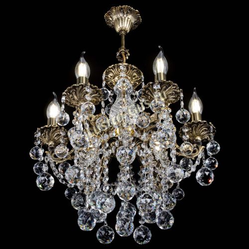 Люстра бронзовая Алфея №6/3 Шар в Магнитогорске Гусь Хрустальный